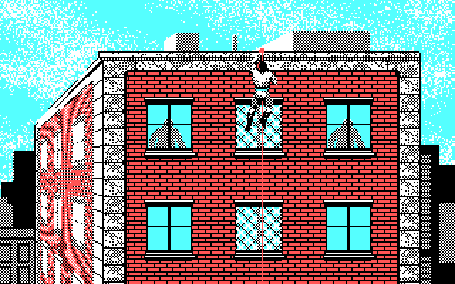 Ghostbusters II IBM PC/Compatibles Screenshot: Time to bust out a captured Ghostbuster...
