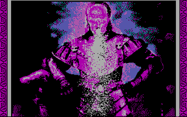 Ghostbusters II IBM PC/Compatibles Screenshot: The painting comes to life! That can't be good...