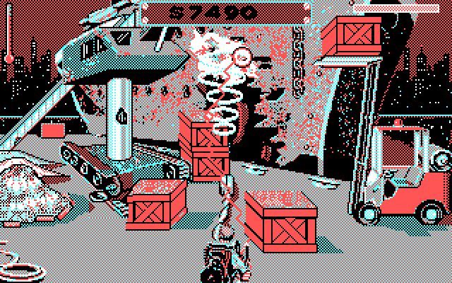 Ghostbusters II IBM PC/Compatibles Screenshot: Ghost caught!
