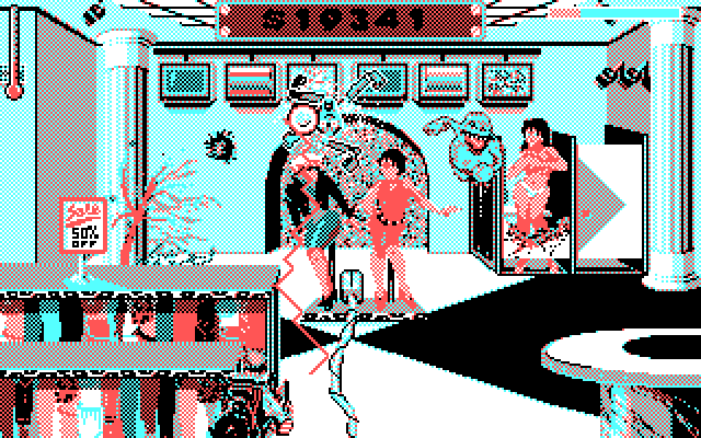Ghostbusters II IBM PC/Compatibles Screenshot: Almost got this ghost...