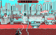 Ghostbusters II for IBM PC/Compatibles - Catching ghosts in central park.