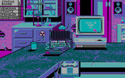 Ghostbusters II for IBM PC/Compatibles - The main game menu.