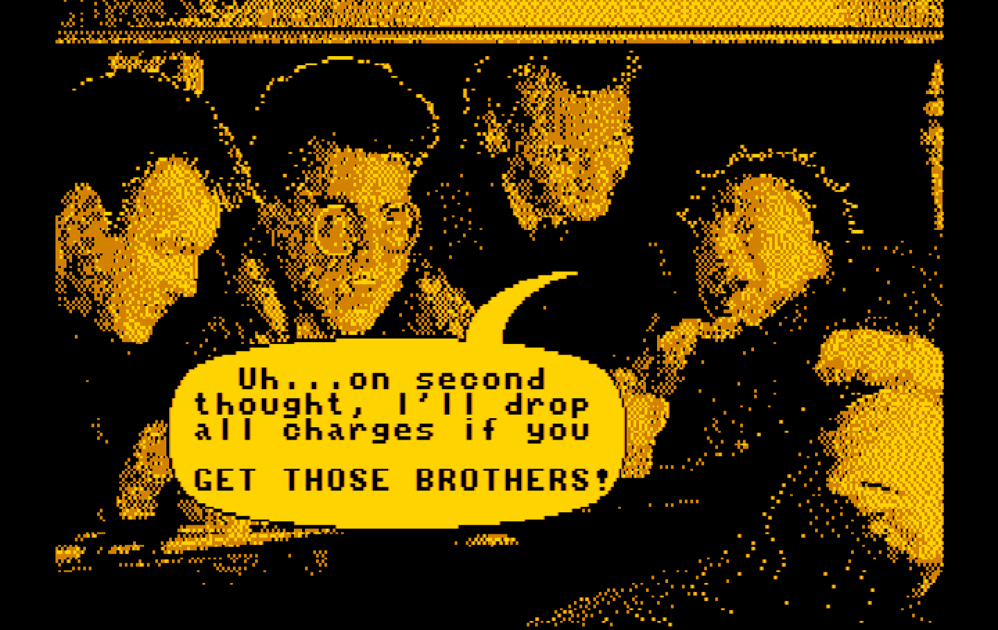 Ghostbusters II IBM PC/Compatibles Screenshot: And here's your first mission...