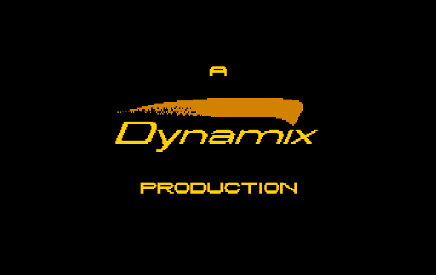 Ghostbusters II IBM PC/Compatibles Screenshot: Dynamix logo.