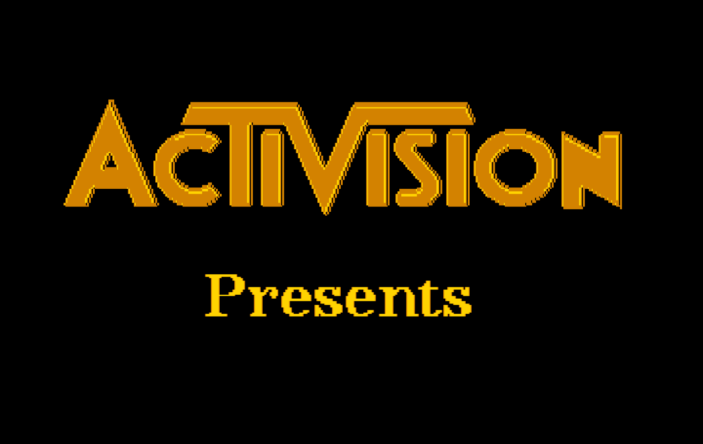 Ghostbusters II IBM PC/Compatibles Screenshot: Activision logo.