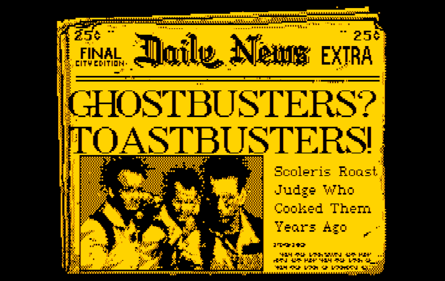 Ghostbusters II IBM PC/Compatibles Screenshot: Oops, I didn't catch the ghosts...