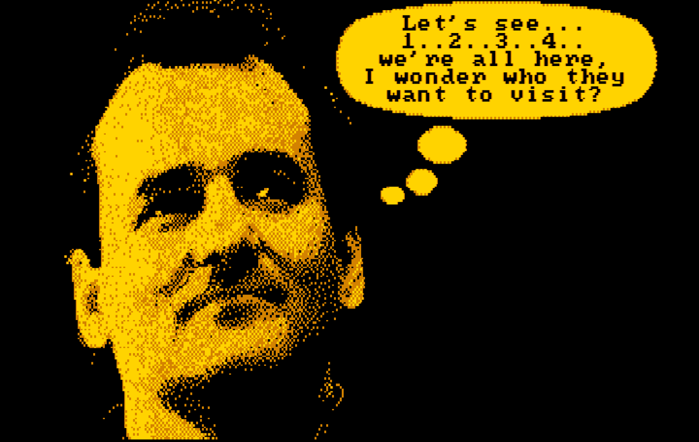 Ghostbusters II IBM PC/Compatibles Screenshot: There's no one to rescue at this point in time...