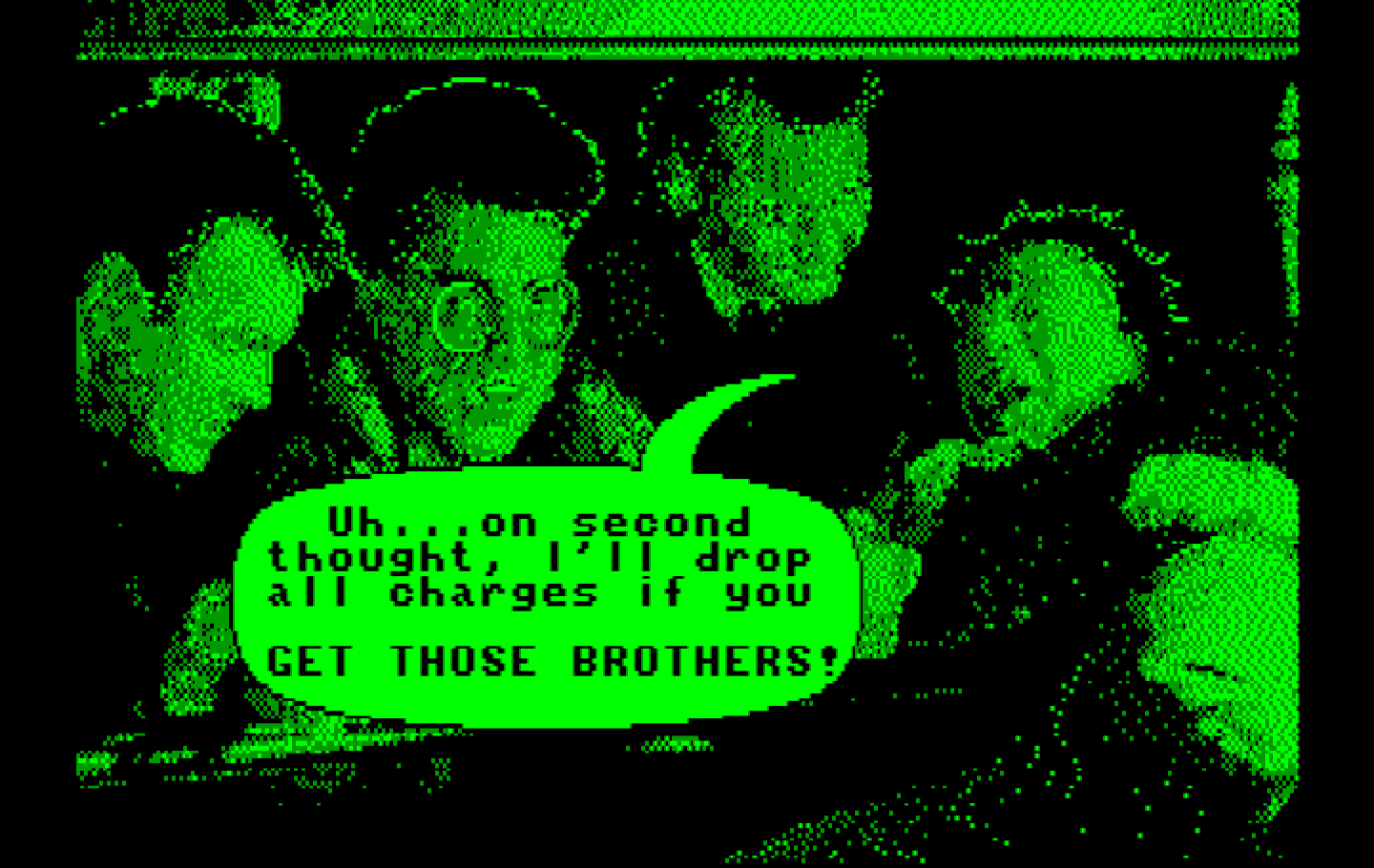 Ghostbusters II IBM PC/Compatibles Screenshot: And here's your first mission...