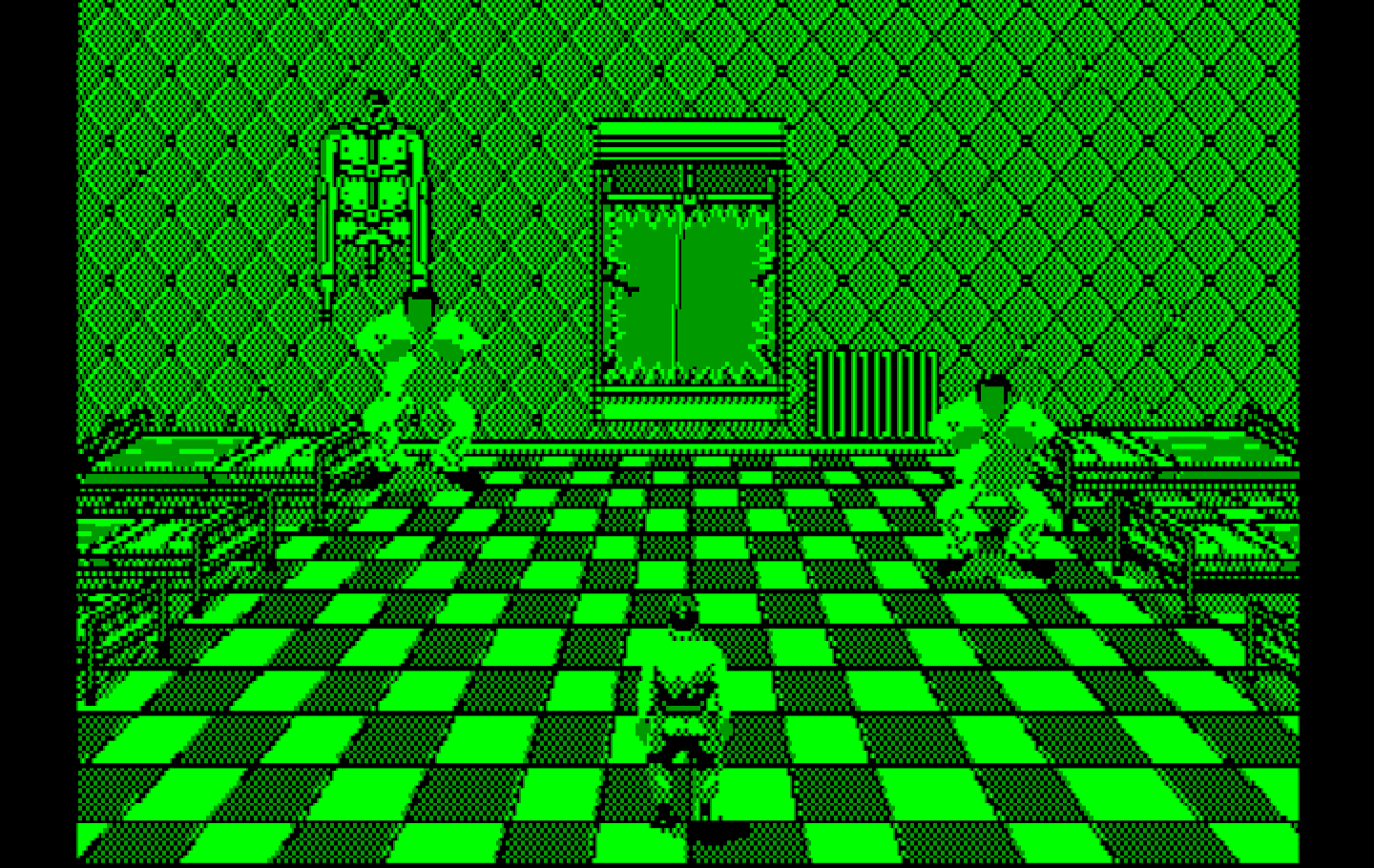 Ghostbusters II IBM PC/Compatibles Screenshot: Don't let the orderlies catch you!
