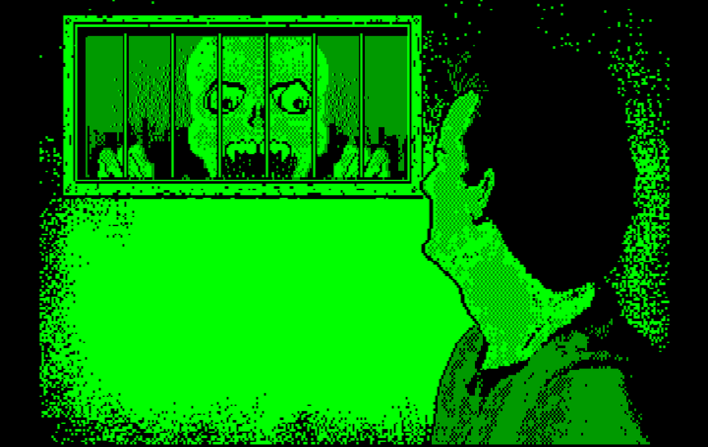 Ghostbusters II IBM PC/Compatibles Screenshot: Game over; the ghosts have taken over the city!