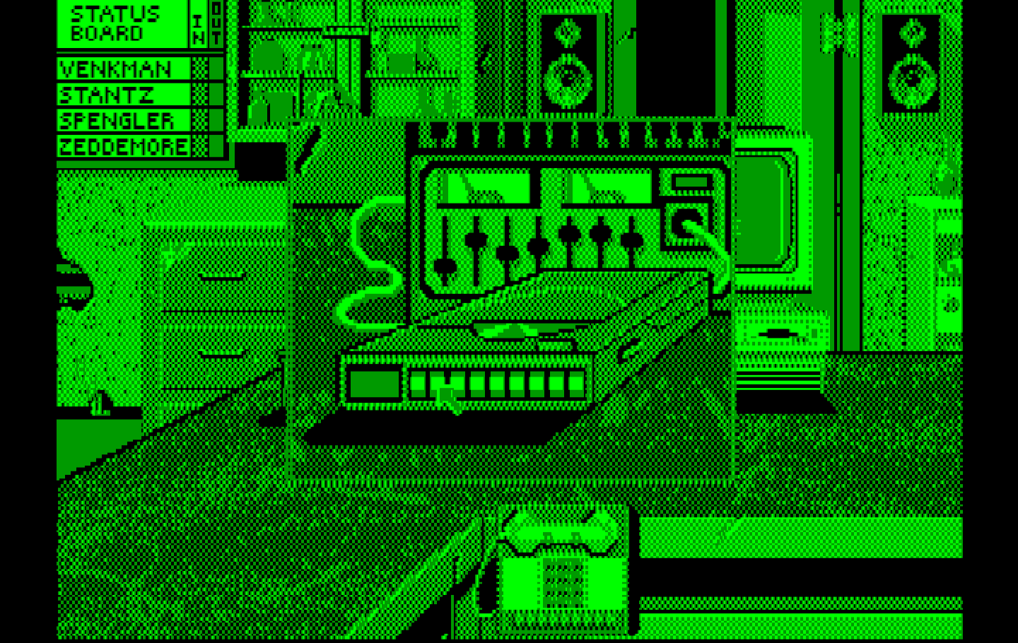 Ghostbusters II IBM PC/Compatibles Screenshot: Here's how to test the slime...