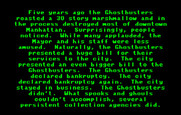 Ghostbusters II for IBM PC/Compatibles - The story so far...