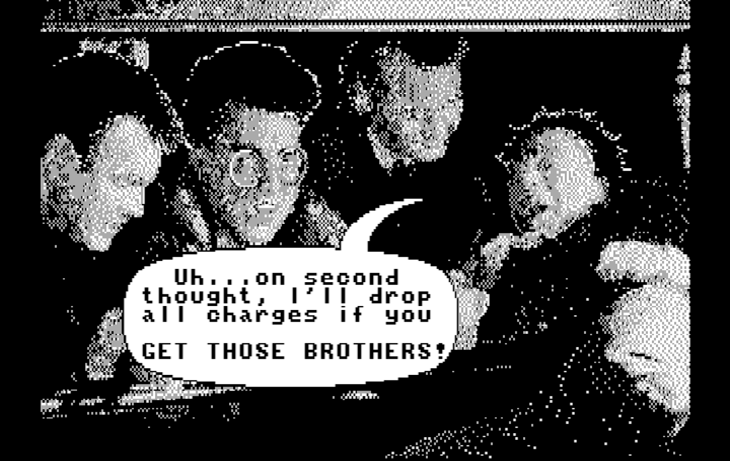 Ghostbusters II IBM PC/Compatibles Screenshot: And here's your first mission...