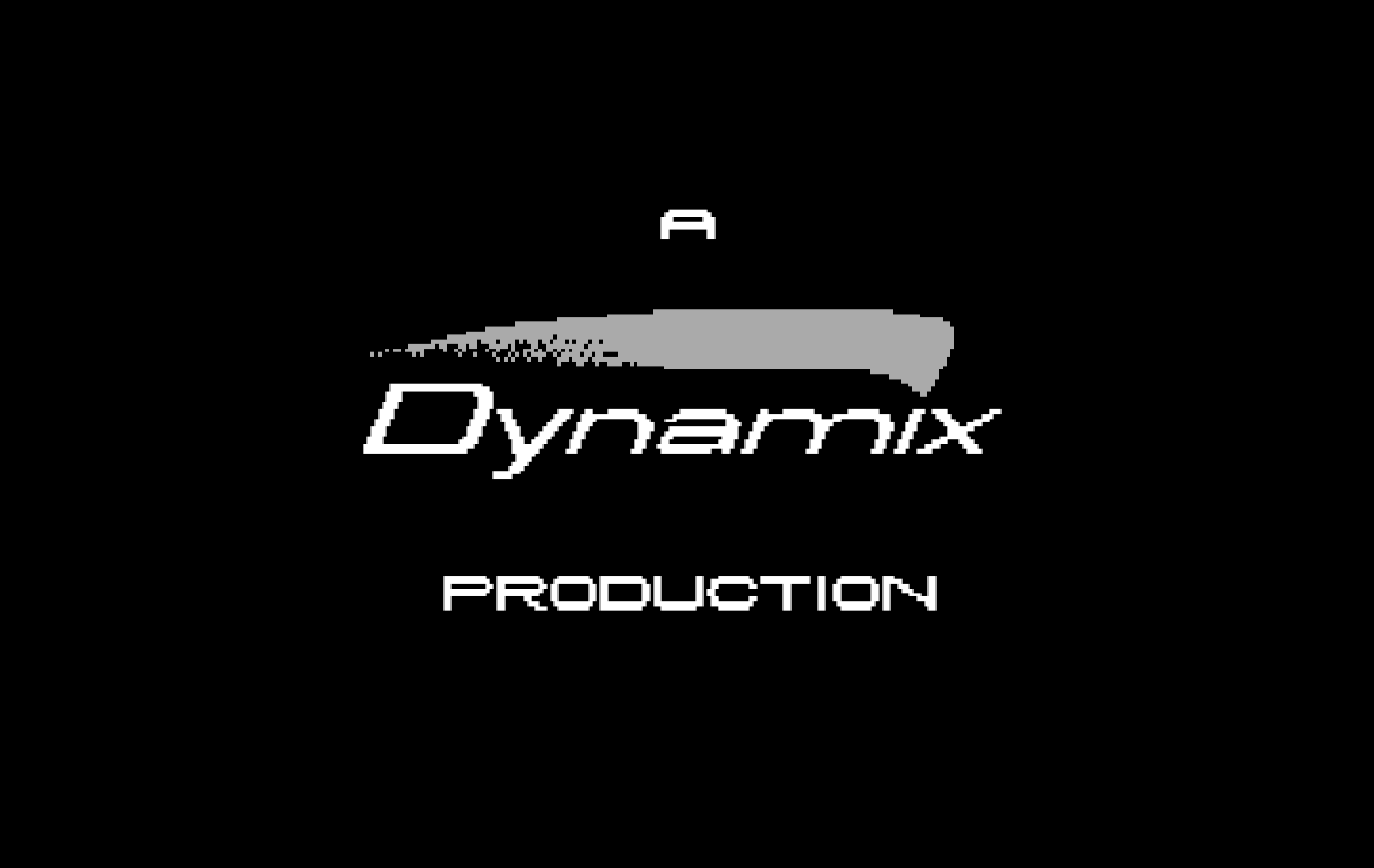 Ghostbusters II IBM PC/Compatibles Screenshot: Dynamix logo.