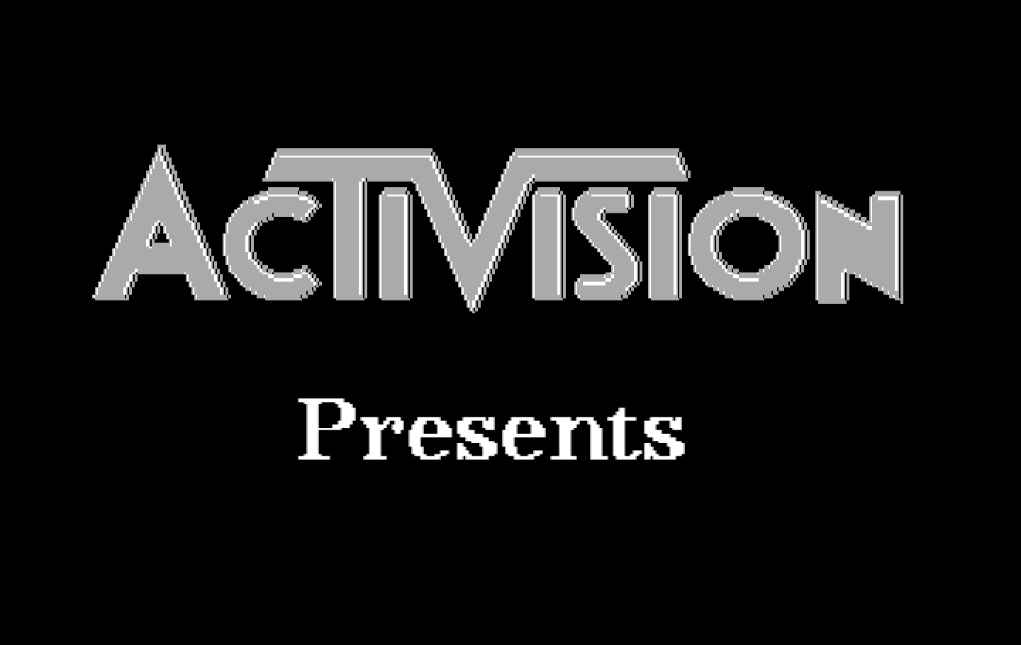 Ghostbusters II IBM PC/Compatibles Screenshot: Activision logo.