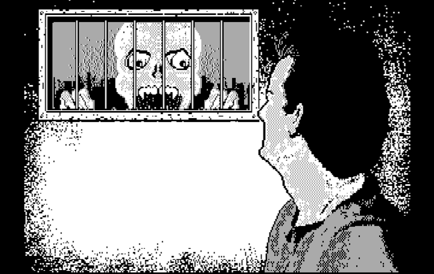 Ghostbusters II IBM PC/Compatibles Screenshot: Game over; the ghosts have taken over the city!