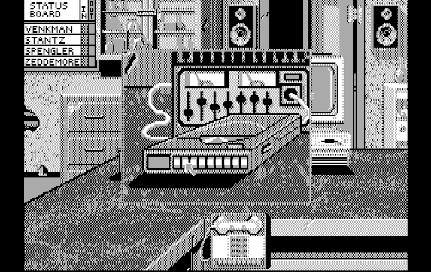 Ghostbusters II IBM PC/Compatibles Screenshot: Here's how to test the slime...