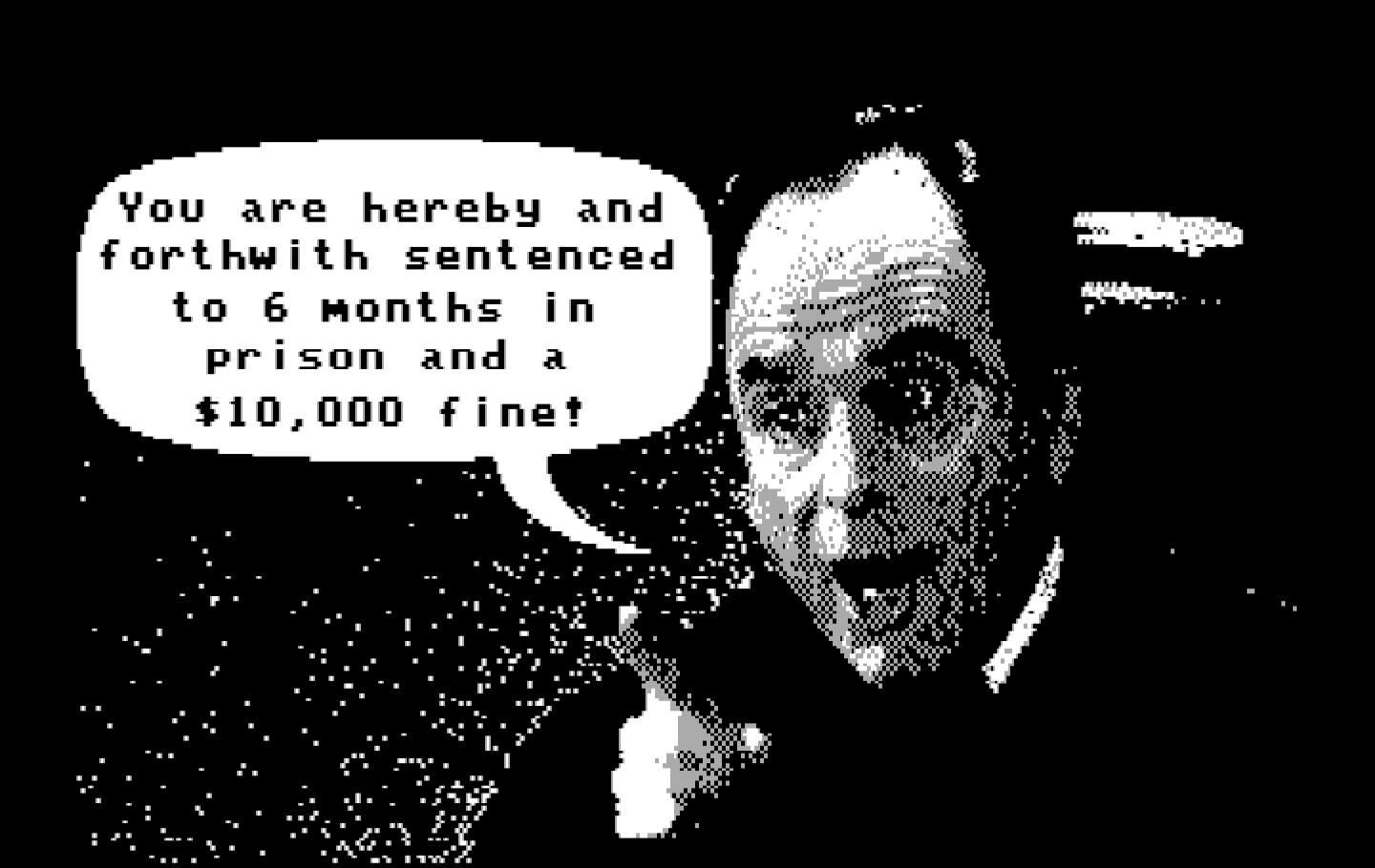 Ghostbusters II IBM PC/Compatibles Screenshot: The Ghostbusters are in trouble...
