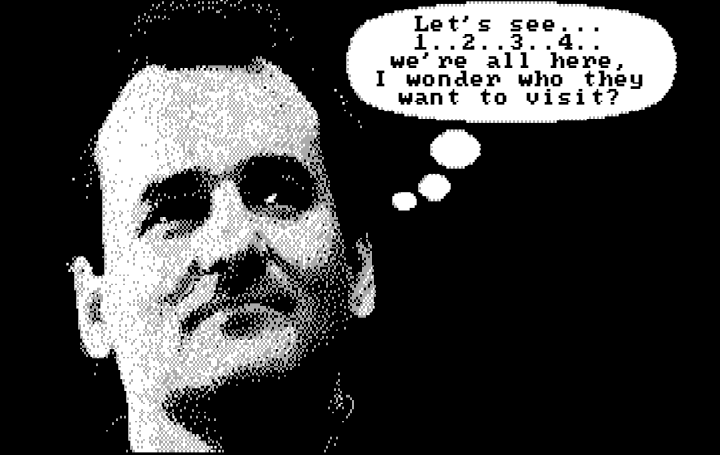 Ghostbusters II IBM PC/Compatibles Screenshot: There's no one to rescue at this point in time...