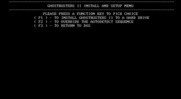 Ghostbusters II for IBM PC/Compatibles - Setup main menu.