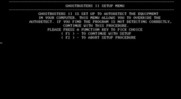 Ghostbusters II for IBM PC/Compatibles - Continue with the setup program?