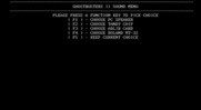 Ghostbusters II for IBM PC/Compatibles - Sound hardware selection