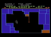 Qix for Atari 8-bit - Drawing lines...don't get caught!