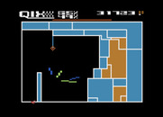 Qix for Atari 5200 - The board is almost filled...