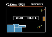 Qix for Atari 5200 - Game over.