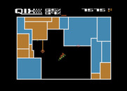 Qix for Atari 5200 - The playfield is slowly filled in...
