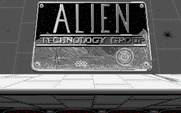 Qix for IBM PC/Compatibles - Alien Technology logo.