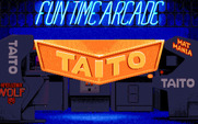 Qix for Amiga - Taito logo.
