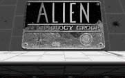 Qix for Amiga - Alien Technology Group logo.