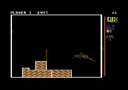 Qix for Commodore 64 - Game start.