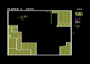 Qix for Commodore 64 - Drawing...don't get caught by the Qix!