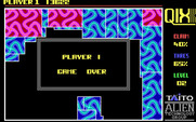 Qix for IBM PC/Compatibles - Game over.