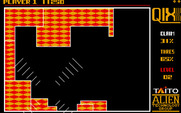 Qix for IBM PC/Compatibles - The players marker has been destroyed.