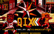 Qix for IBM PC/Compatibles - Title screen.