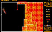 Qix for IBM PC/Compatibles - Drawing a line.