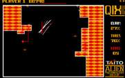 Qix for IBM PC/Compatibles - Later levels have the Spritz which get in the way while drawing.