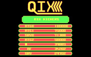 Qix for IBM PC/Compatibles - The high score table.