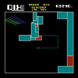 Qix for Arcade - Drawing lines...