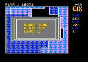 Qix for Apple II - Level 1 completed!