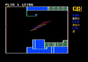 Qix for Apple II - Don't let the Qix touch a line while it's being drawn...
