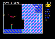 Qix for Apple II - Drawing lines...