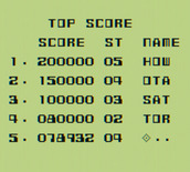 Qix for Game Boy - I have a new high score!