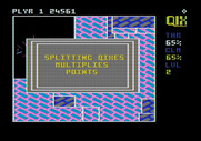 Qix for Apple II - Split the two Qix to multiply points!