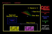 Qix for Apple IIgs - Game demo mode.