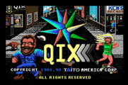 Qix for Apple IIgs - Title screen.
