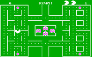 Packman for IBM PC/Compatibles - The game begins...